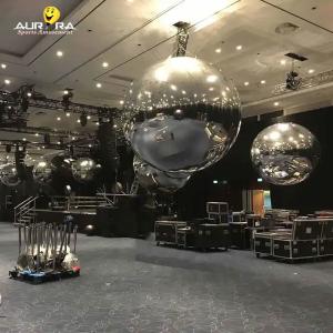 China Colourful Inflatable Mirror Ball 0.3mm PVC Party Large Decorative Spheres wholesale