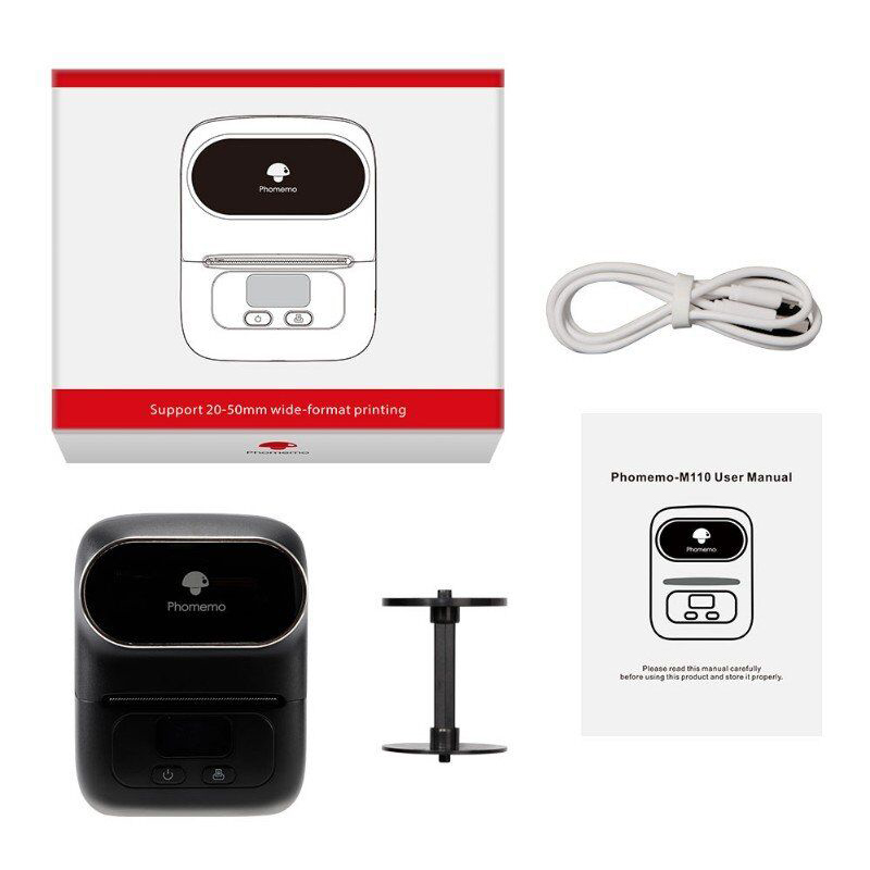 BT Thermal Label Maker Printer for Android iOS 20-45mm/s Printing Speed