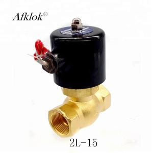 China Brass 1/2 inch G Thread 220V AC Steam Air Solenoid Valve 24V DC wholesale