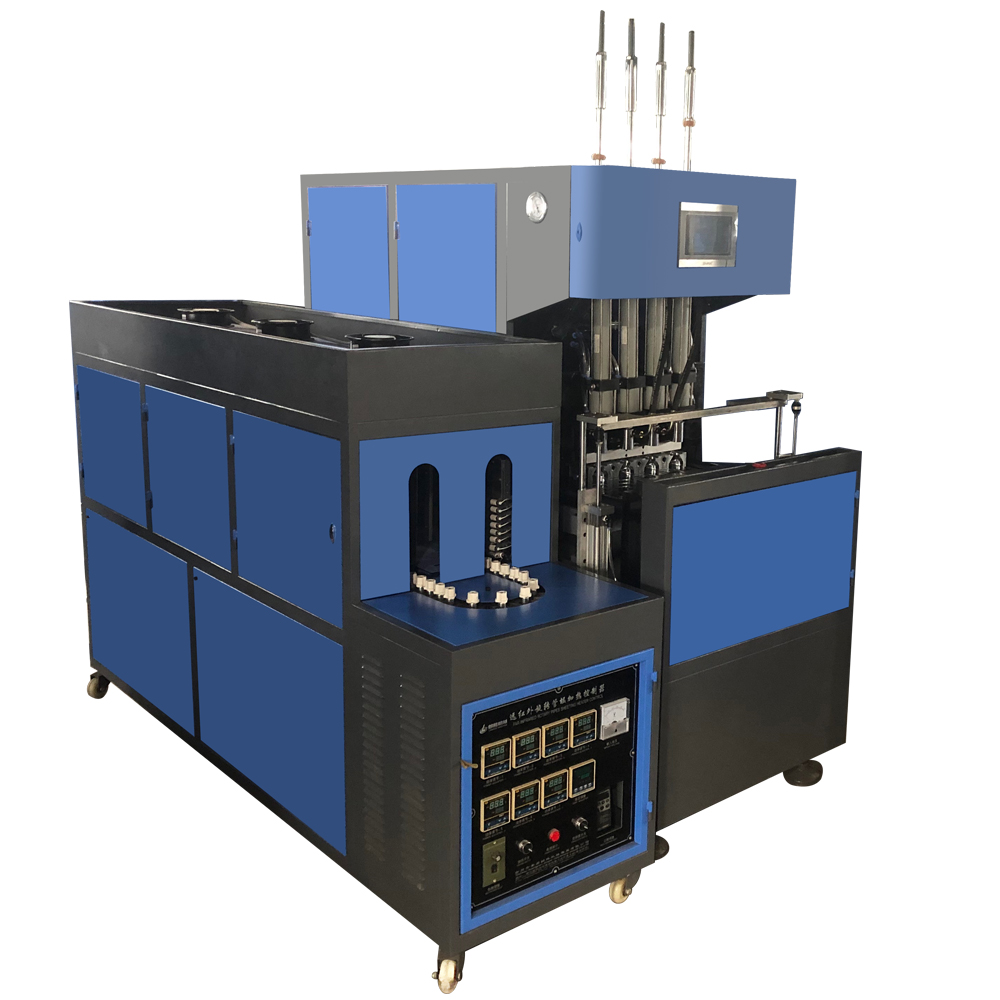 4 Cavities PET Bottle Machine for Small Plastic Bottles 4.5CBM Hollow Part Volume