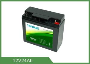 China Lithium Iron Phosphate Medical Equipment Batteries 12V 24Ah ABS Case wholesale