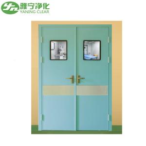 China Modular Operating Room Hospital Clean Room Surgical Room Hermetic Manual Swing Doors wholesale