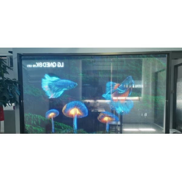 LED Flexible Transparent Film Display 5V Easy Installation for Commercial Dynamic Visuals