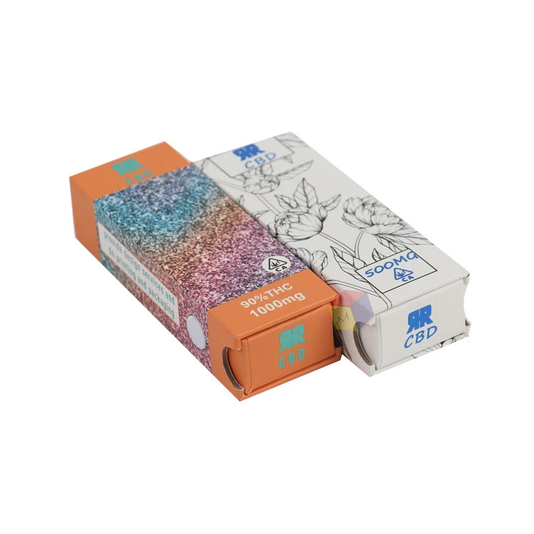 Childproof Sliding Drawer Custom Cigarette Packaging Boxes With Eva Foam Insert