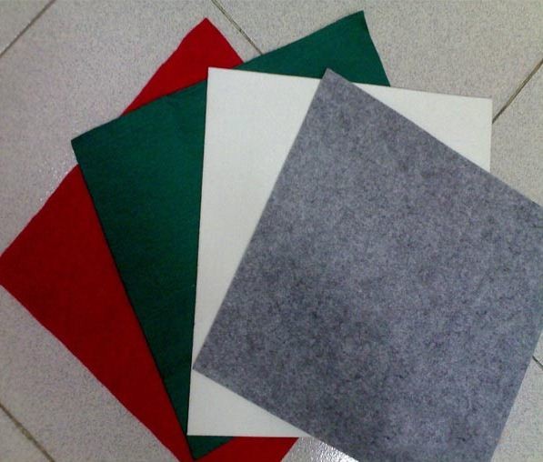various color wool pressed nonwoven felt,customized thickness felt wool fabric