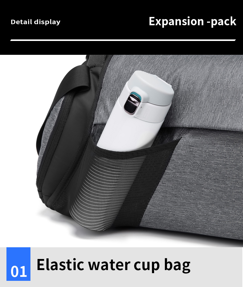 Water Resisting Travel Duffle Bag Solid Color 52*22*24cm Size