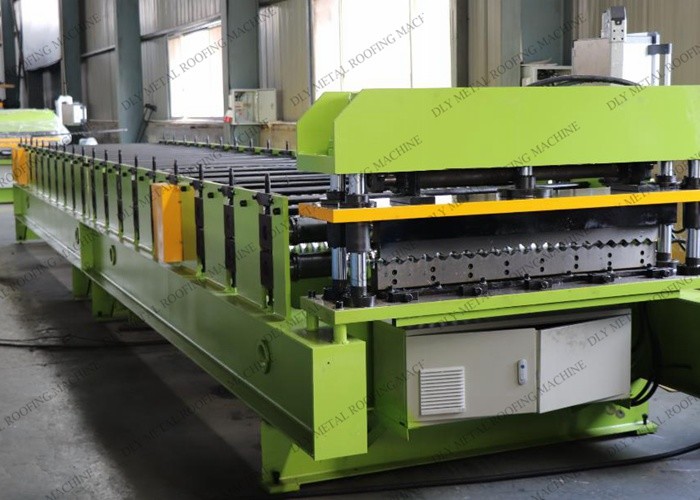 9m Corrugated Roof Sheet Roll Forming Machine 480V Metal Roofing Equipment
