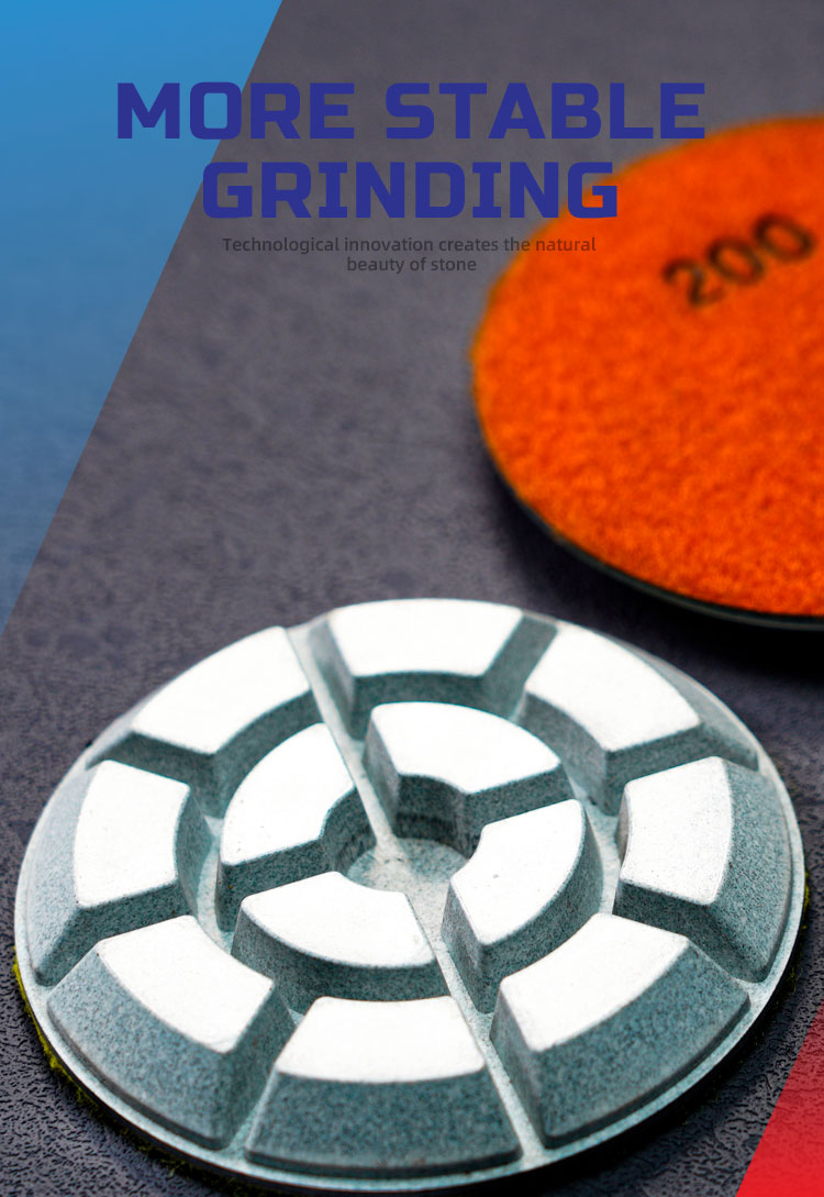 8inch Diamond Grinding Disc for Concrete Floor Polishing Longer Working Time Advantage