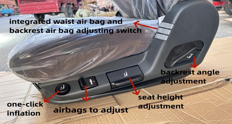 Air Suspension Truck Seat Aviation Airbag Seat Cushion for Truck Driver OEM No 33820-E0E61