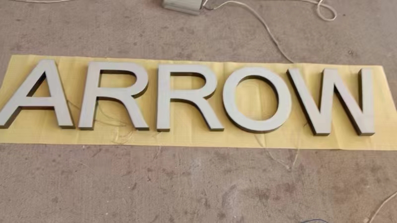 50000 Hours Working Lifetime Eye-catching 3D LED Resin Acrylic Coffee Shop Store Sign