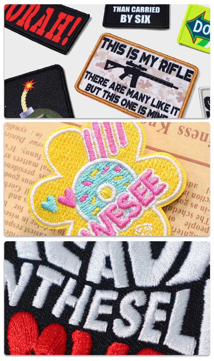 Military PVC Badge Patch Tactical Gear 3D Embroidery For Bags Hats​