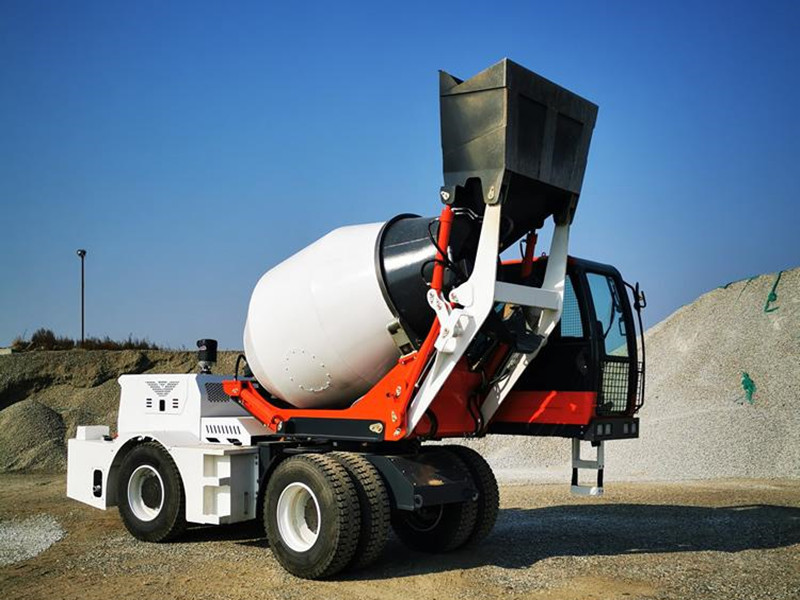 High Efficiency Loader And Mixer All In One Machine 3.5 Cubic Automatic feeding Concrete Mixer