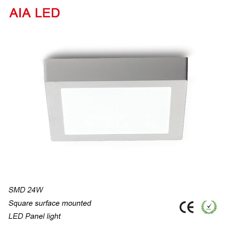 RA80 PF96% Surface mounted Black 24W LED panel light led downlight led ceiling light