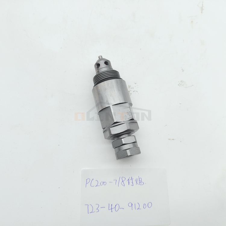 723-40-91200 Excavator Hydraulic Pump Parts Relief Valve For PC200-8 PC200-7