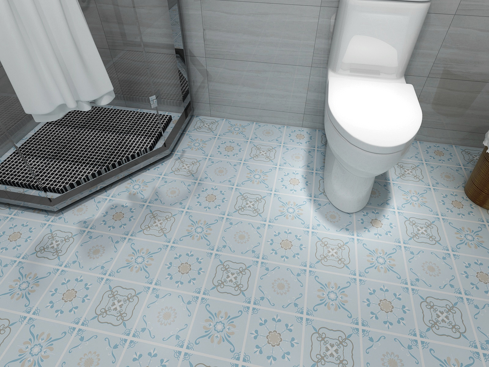 Self Aid Restroom Decor Art Self Adhesive Mosaic Tile Wallpaper Sticker
