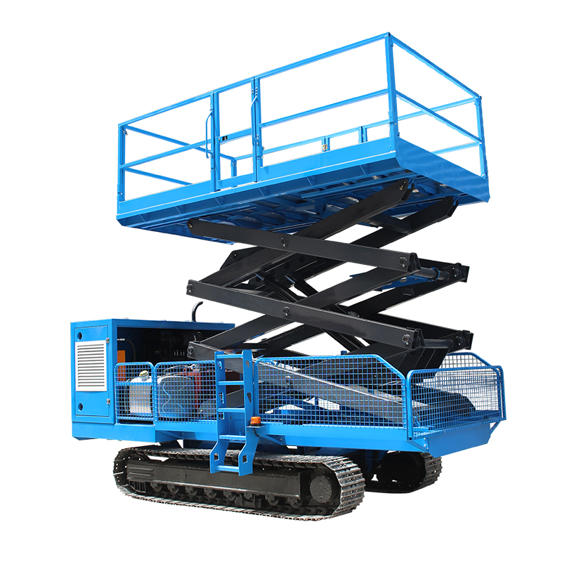 Self propelled Electric Aerial Work Mobile Scissor Lift 4m 6m 8m Height With CE Certification