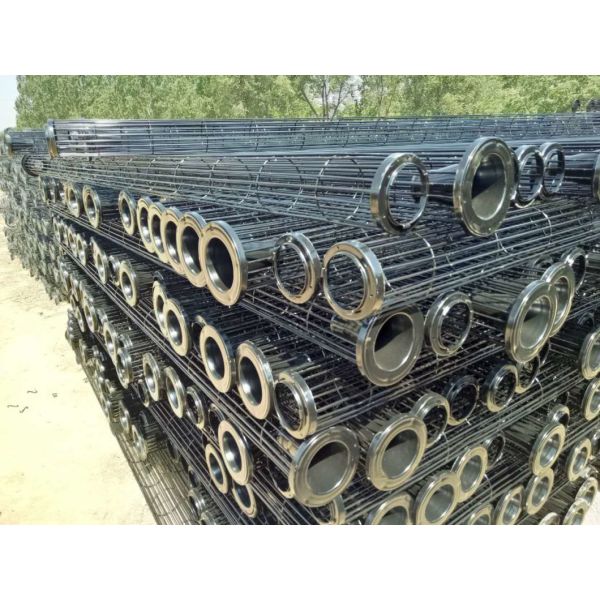 Flat / Oval Bag Filter Cage Carbon Steel Dust Collector Cages with Venturi