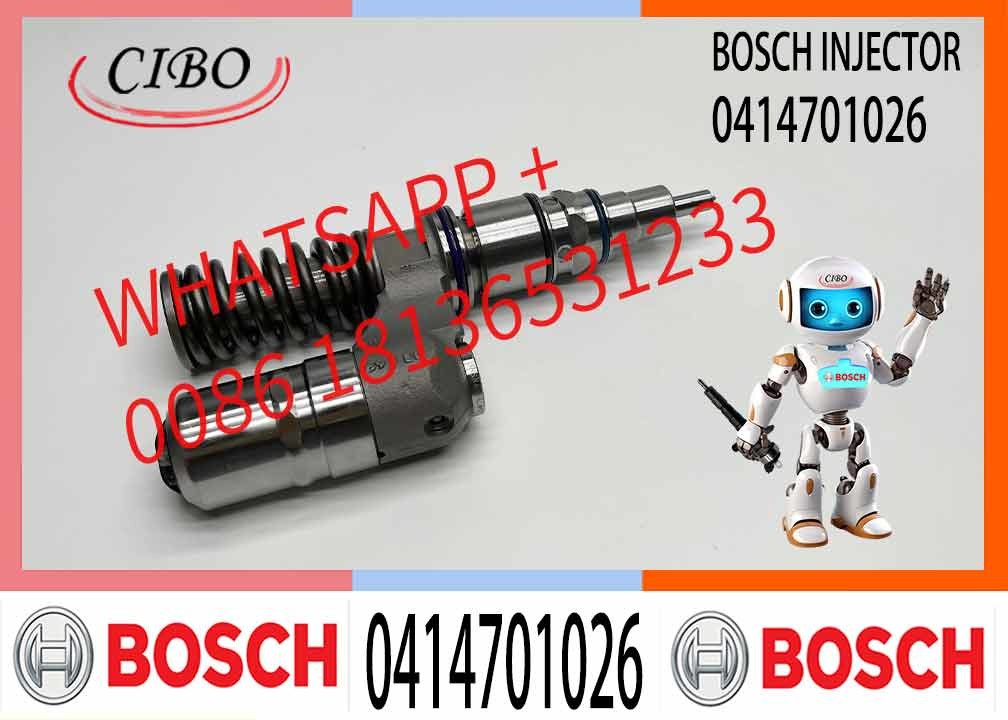 High Quality Diesel Engine Parts 0414 701 026 Common Rail Diesel Injector 0414701026 0 414 701 026