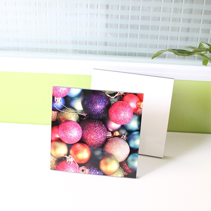 White Matte 153x153mm Sublimation Photo Frame