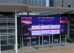 P10 Indoor Transparent LED TV Display RGB 800W/Sqm