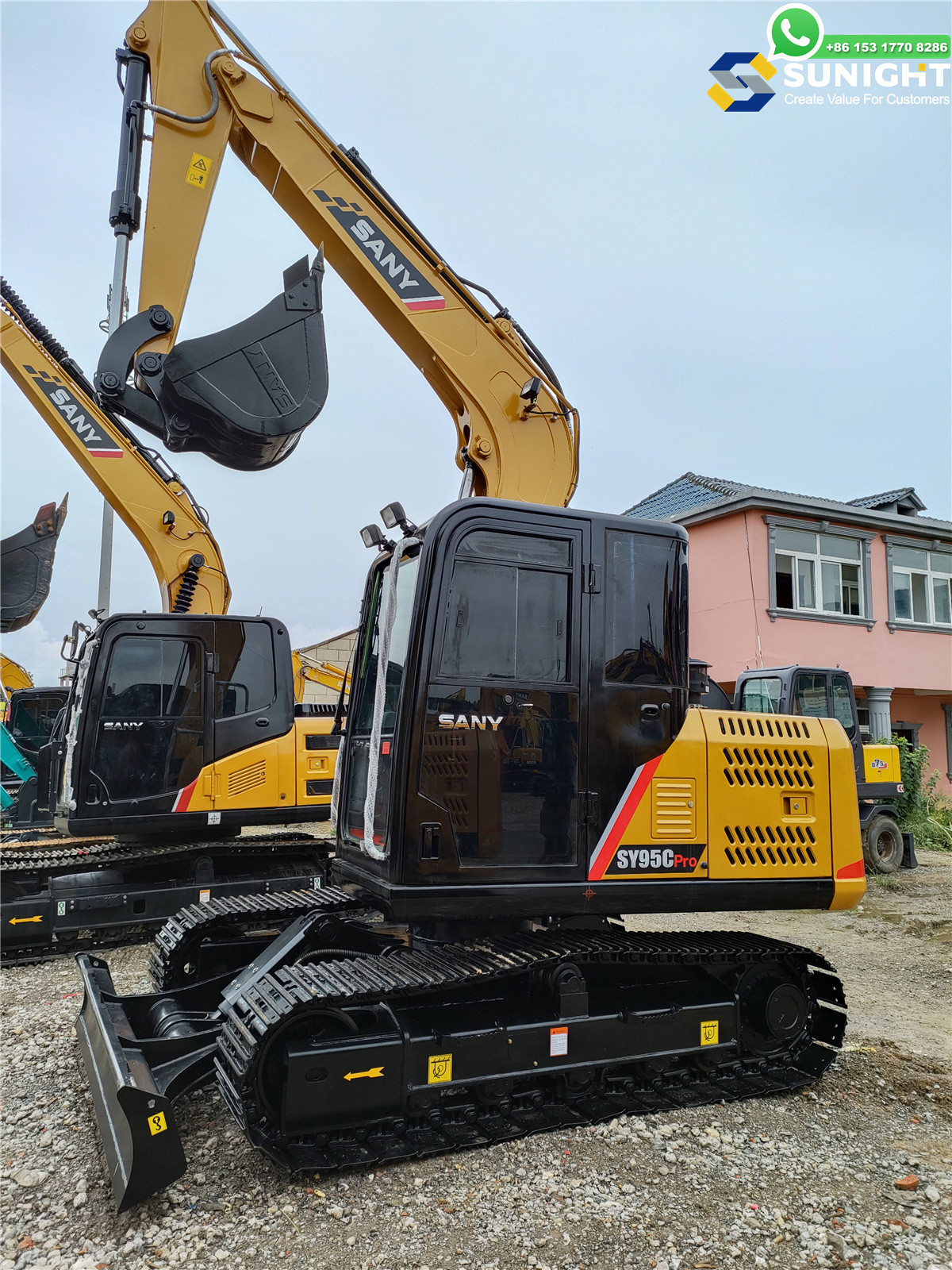 CHINA Original High Efficient Used SANY SY95 Crawler Excavator In Great Condition mini Digger