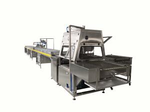 China Industrial Freezing Tunnel Chocolate Enrober Line wholesale