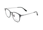 Pure Titanium Aluminum Glasses Frame Clip-On Black Business Glasses