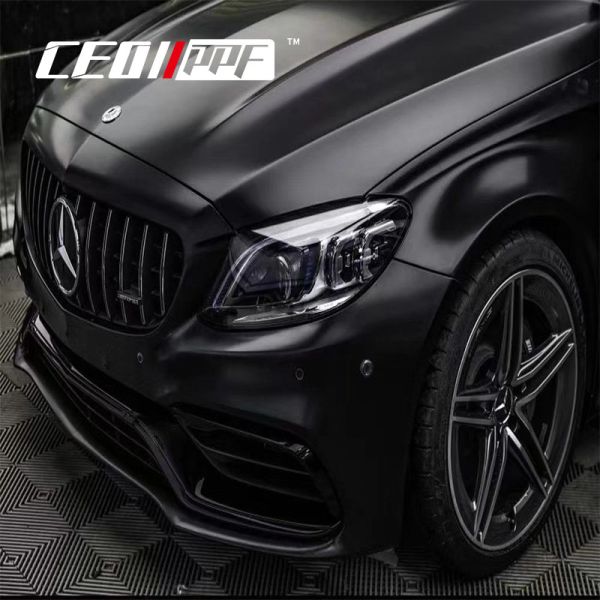 Matte Black TPU TPH Car Paint Protection Film 7.5mil Self Healing