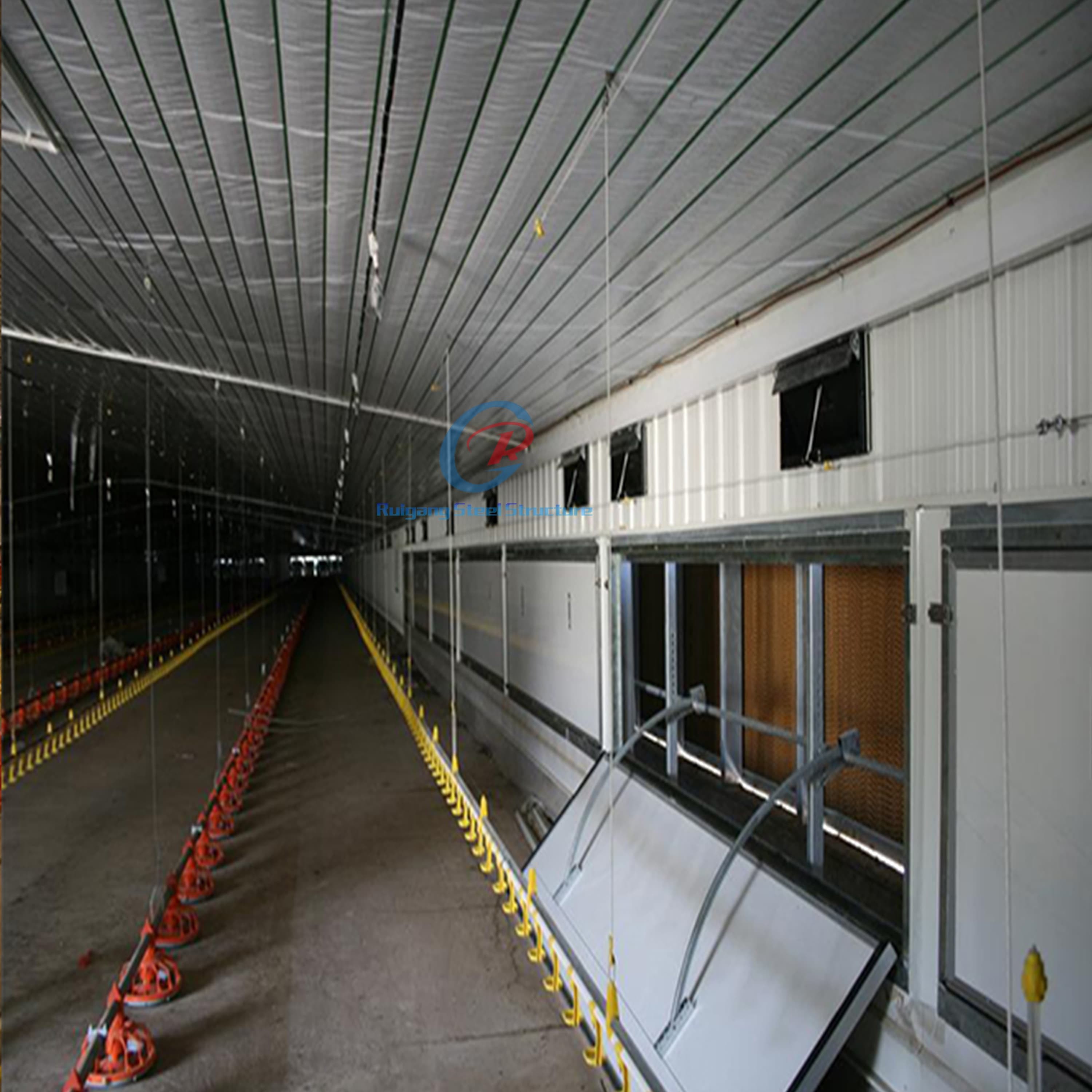 Modern Prefabricated Steel Structure Farm House With Light Sandwich Panel