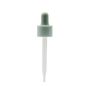 China Olive Oil Plastic PP Bulb Cap 10ml Cosmetic Dropper wholesale