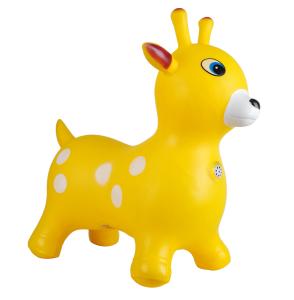 China Inflatable 6 Inch Bouncy Giraffe Hopper Animals Anti Slipping wholesale