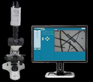 China Microscope For Fiber Analyses Equipment AC220V / 50Hz / 300W wholesale