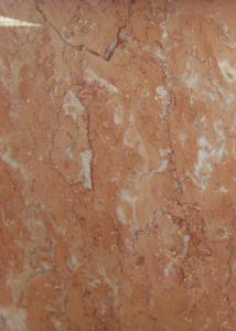 China Big Slab Stone Gloss Marble Floor Tiles Polished Orange Peel Red Color wholesale