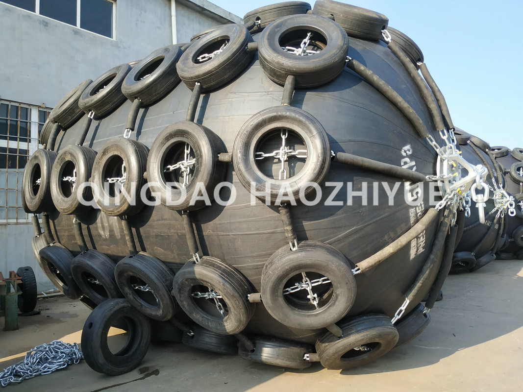Vessels Pneumatic Marine Fender 50 To 80kpa For Ships With Airplane Tires