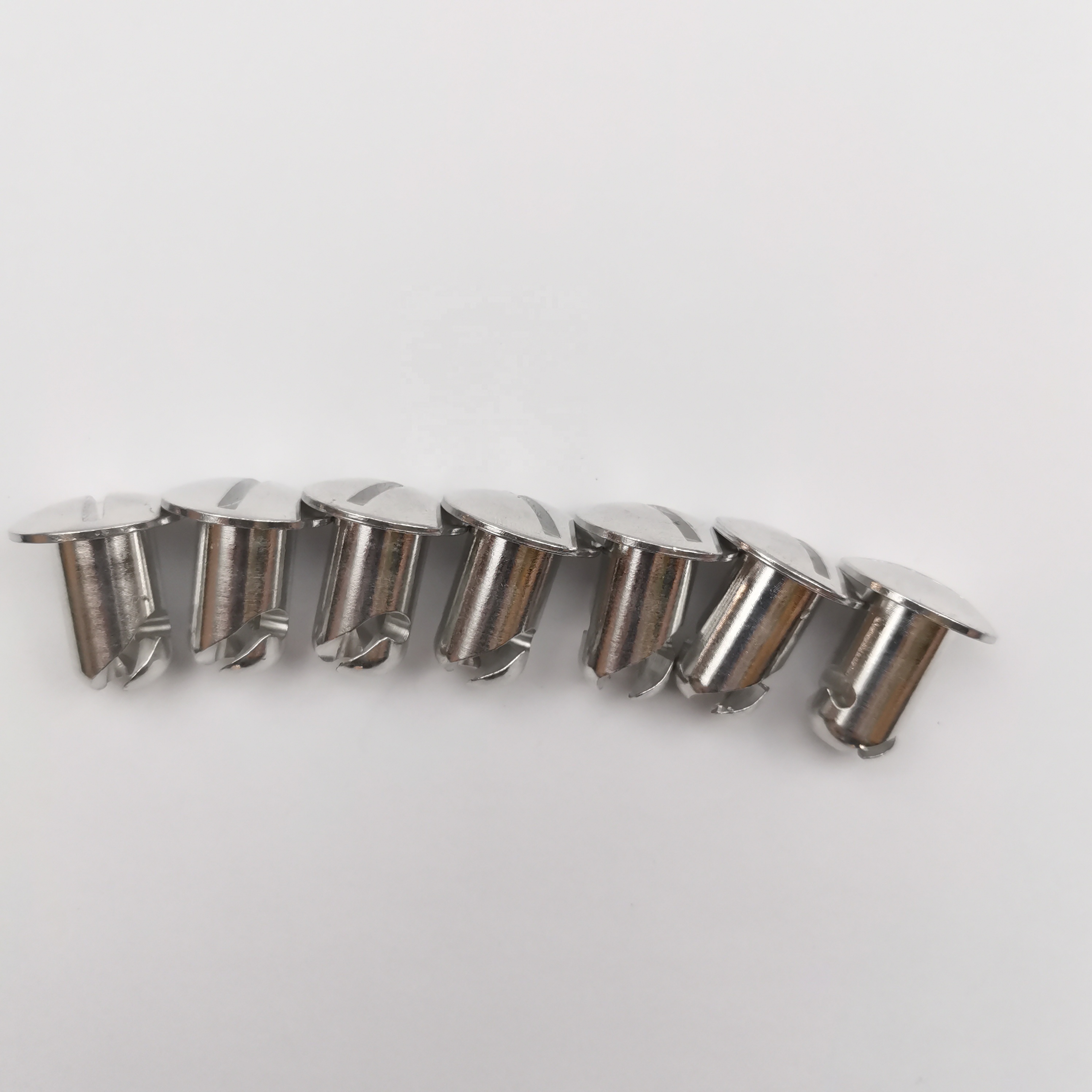 Modified Cars Parts Universal Car Fitment Silver Aluminum Sprint Car Fasteners with .550" Grip and Dzus Button