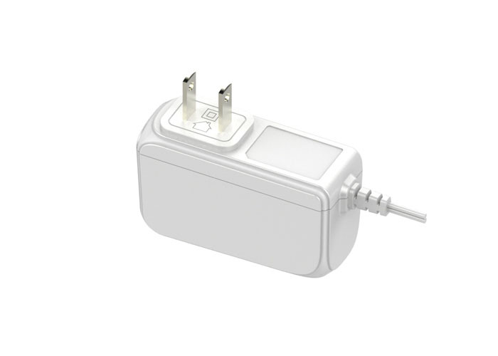 White 12V 1.5A US / EU / UK plug AC wall mount power adapter for set-top- box application