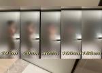 Customizable Frosted Privacy Glass with High Privacy Level and Scratch