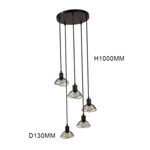 China Professional Vintage Glass Hanging Lamp E14 E27 For Kitchen Living Dining Room wholesale