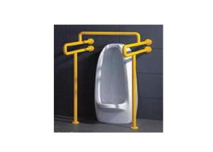 China Disabled Safety Toilet Cubicle Hardware , Stainless Steel / Nylon Grab Bar wholesale