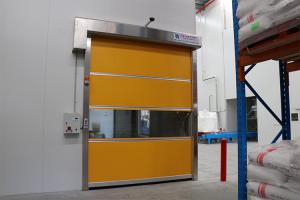 China 1.2mm PVC High Speed Doors With Radar , Plastic Roller Shutter Door wholesale