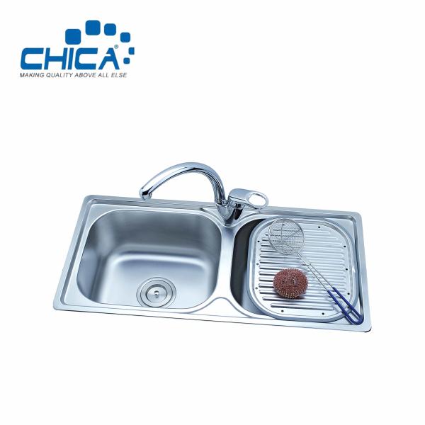 Stainless Steel Kitchen Sink Double Bowl Kitchen Sink Press Kitchen Sink With