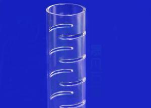 China High Purity Further Processing Clear Fused Quartz Tubing With Slots wholesale