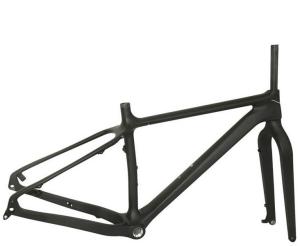 China Lightweight Foldable 58cm Full Carbon Fat Bike Frame wholesale