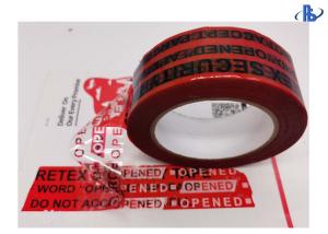 China Custom Logo Acrylic Adhesive Tamper Proof Security Tape wholesale