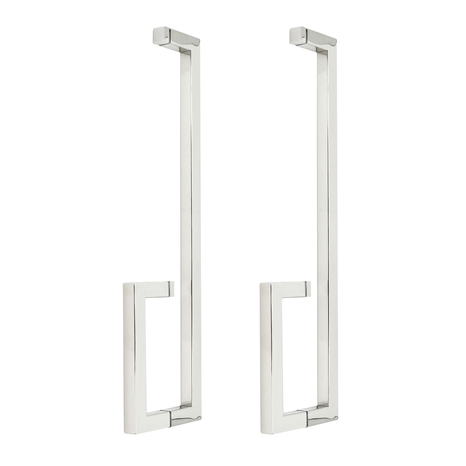 Entrance Black Door Handle Pull for Stainless Steel Frameless Sliding Shower Glass Door
