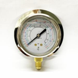 China 63mm Stainless Steel Pressure Gauge Flange Type 38 Bar BSPT Panel Mounting wholesale