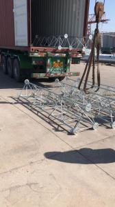 China Q235 High 30 Meter Guyed Galvanized Steel Tower wholesale