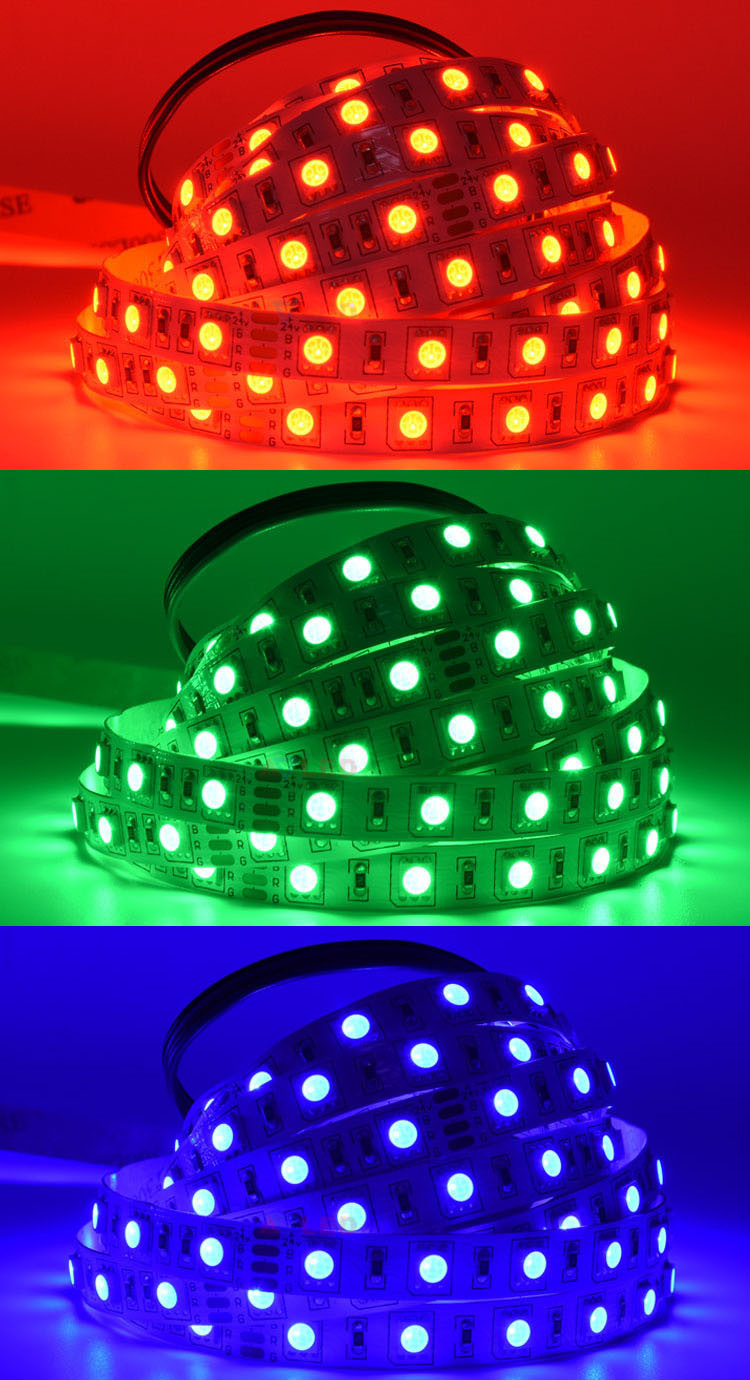 Cinta IP67 Waterproof LED Strip RGB 5050 Colored LED Light Strips Bluetooth