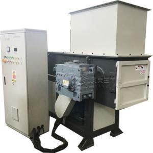China PP PE Hard Plastic Shredder Machine Single Shaft Design wholesale