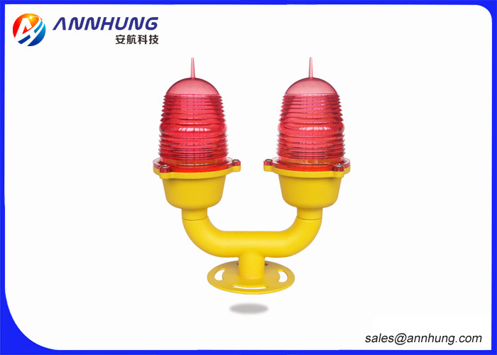 High Chimney Double Aviation Waring Light Flashing Red Main - Standby Way